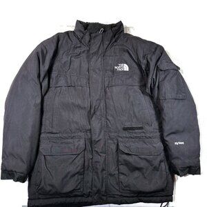The North Face McMurdo Parka Mens XL Jacket Coat Black Down Winter Heavy No Hood